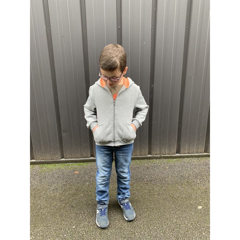 Patron De Couture Burda Kids #9213 - Sweat à Capuche Enfant Avec Bloc Couleur Et Rabats De Poche - Tailles 140 à 176