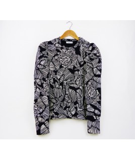 Le pull bio Winter Flowers, en French Terry