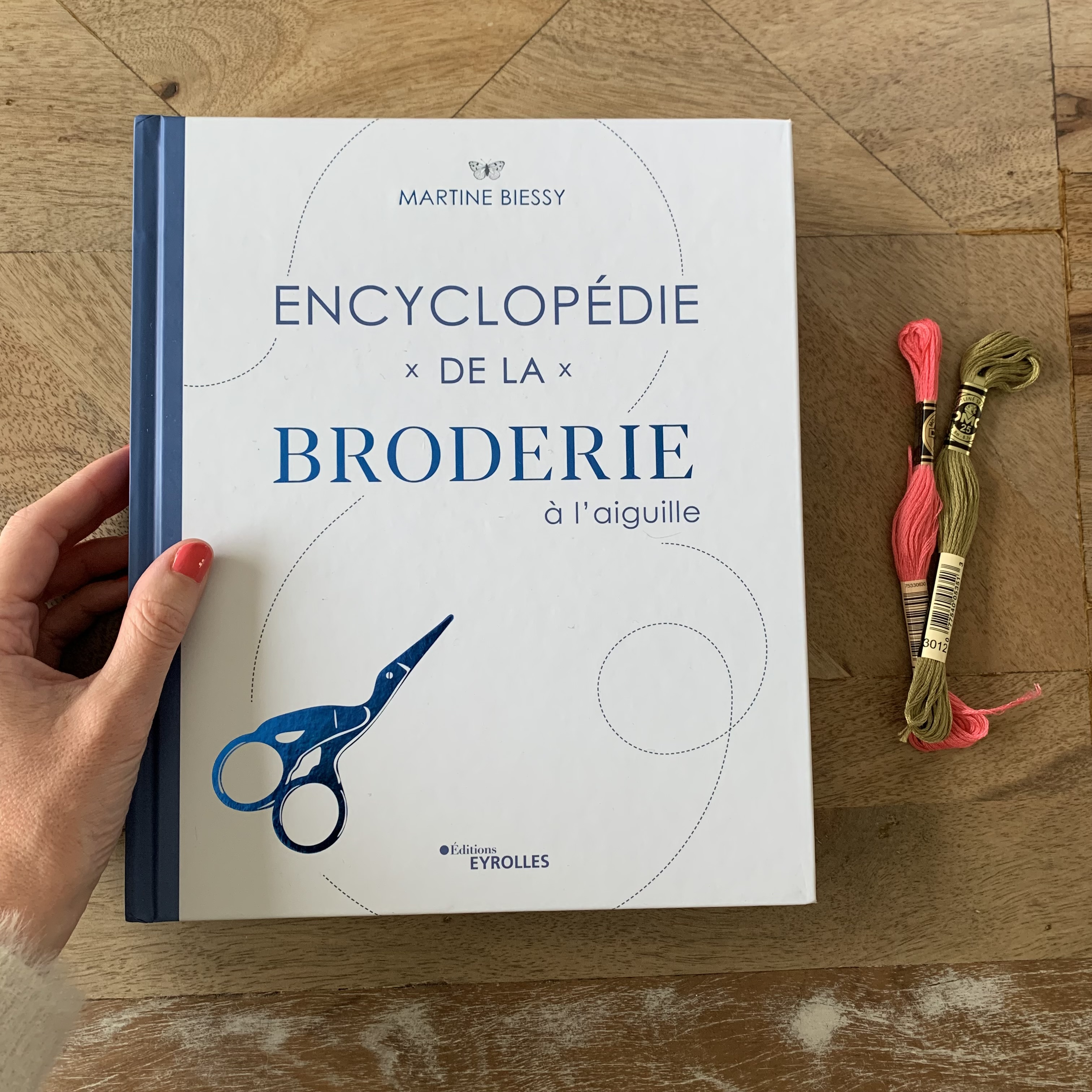 Livre 'L'Encyclopédie de la Broderie à l'aiguille' par Martine Biessy