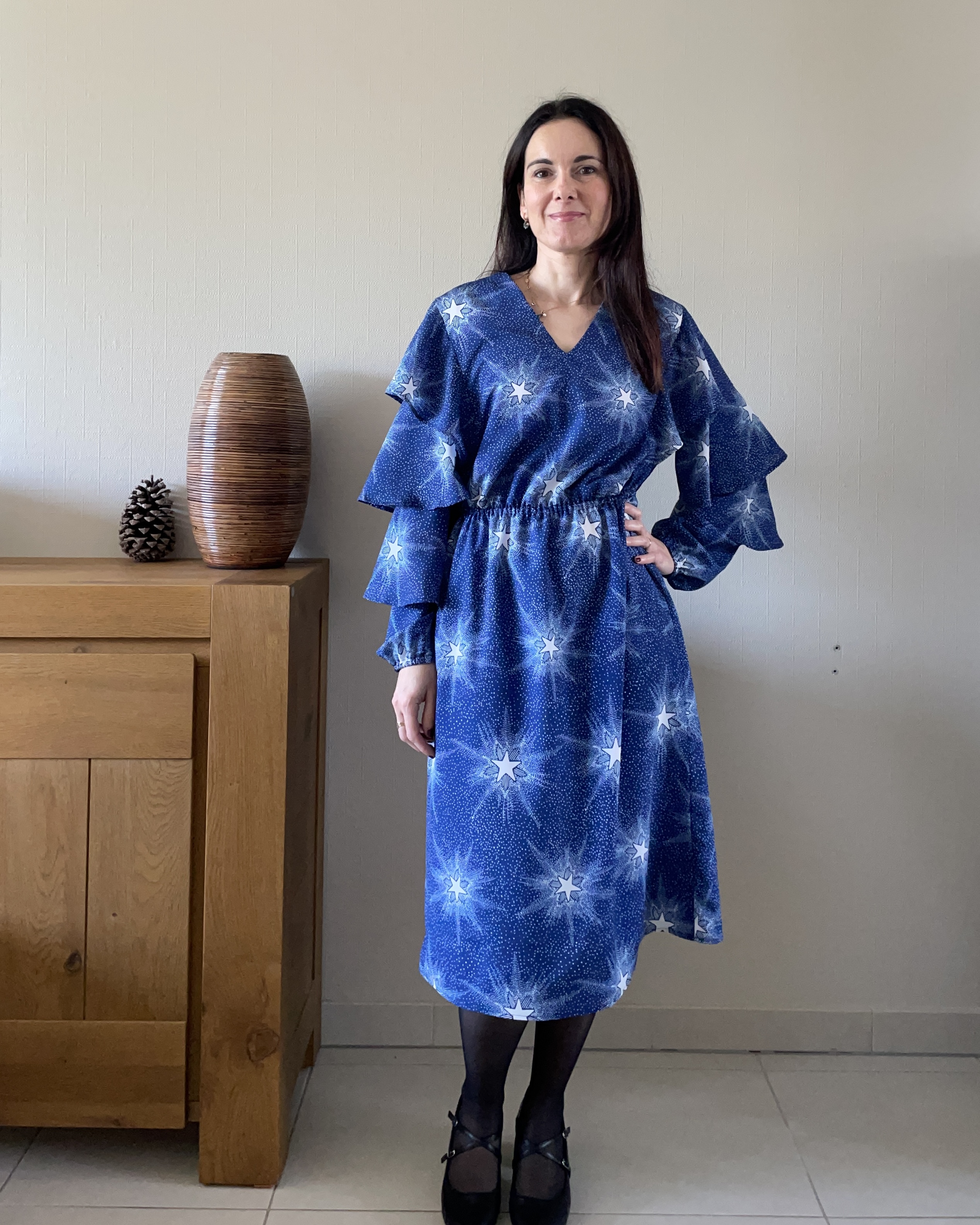 robe-cousue-main-fluidite-crepe-de-chine-coupe-patron-burda-style