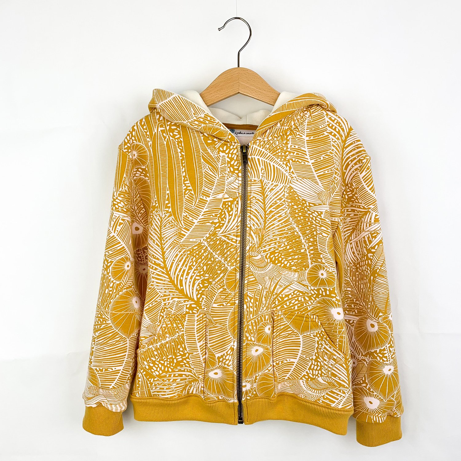 Patron de couture sweat zippé Dino - tailles 2 à 8 ans